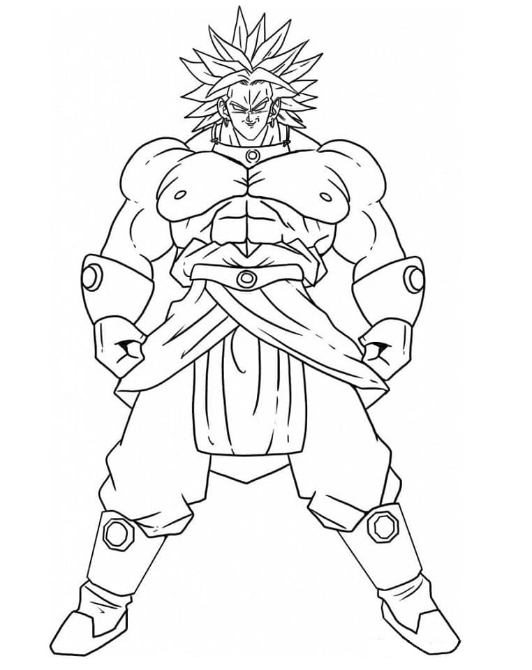 Broly Dragon Ball Z Värityskuva