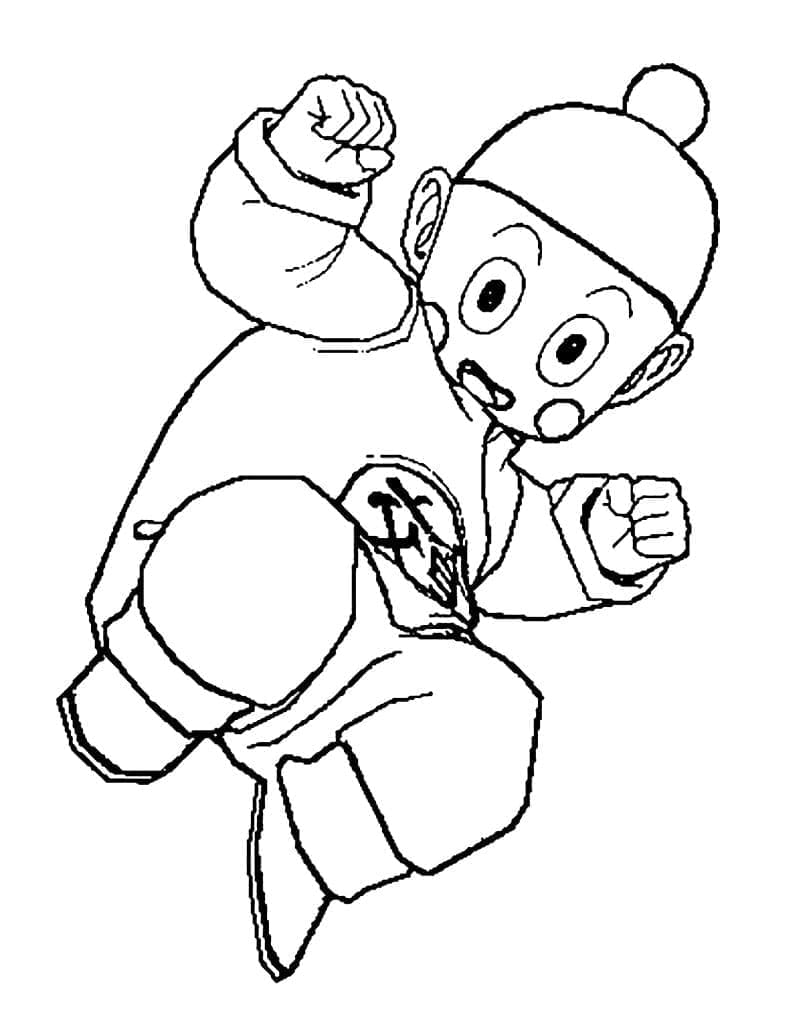 Chiaotzu Dragon Ball Zssä Värityskuva