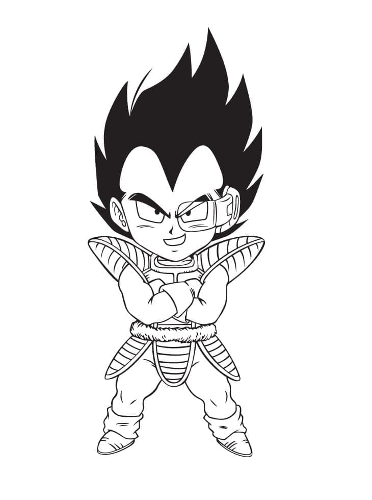 Chibi Vegeta Värityskuva