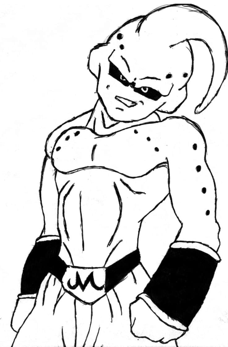 Majin Boo from Dragon Ball Z Värityskuva