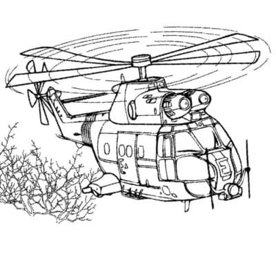 Matkustajalentokone SA-330 Värityskuva
