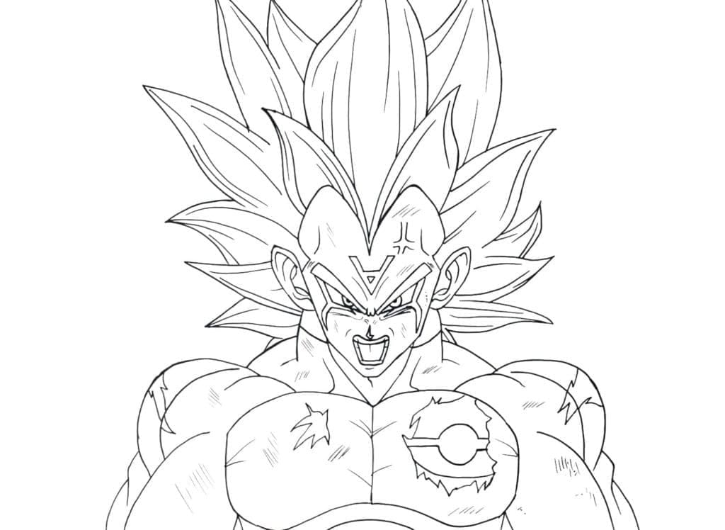 Vegeta Upea Värityskuva