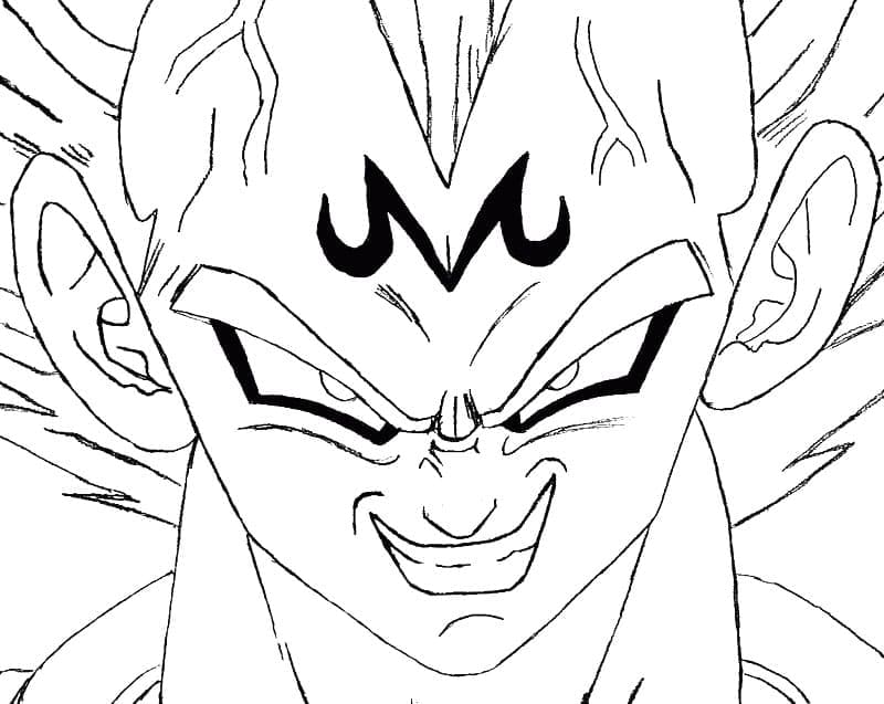 Paha Vegeta Värityskuva