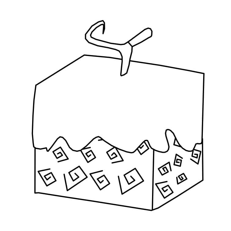 Taikina Blox Fruits Värityskuva