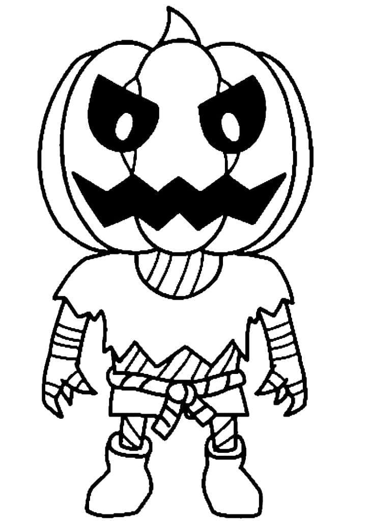 Stumble Guys Jack Lantern Värityskuva