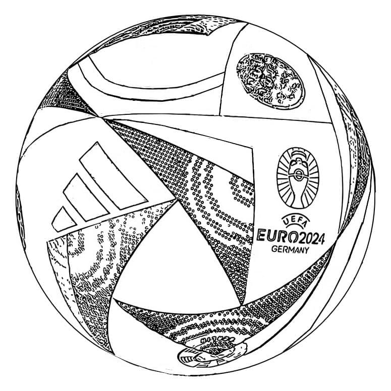 UEFA Euro 2024 coloring pages