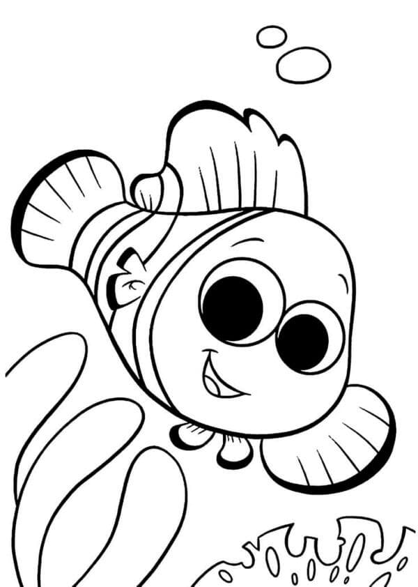 Nemoa Etsimässä coloring pages