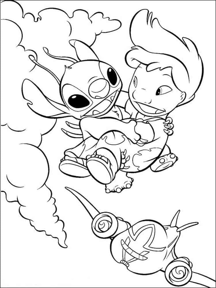 Lilo ja Stitch coloring pages
