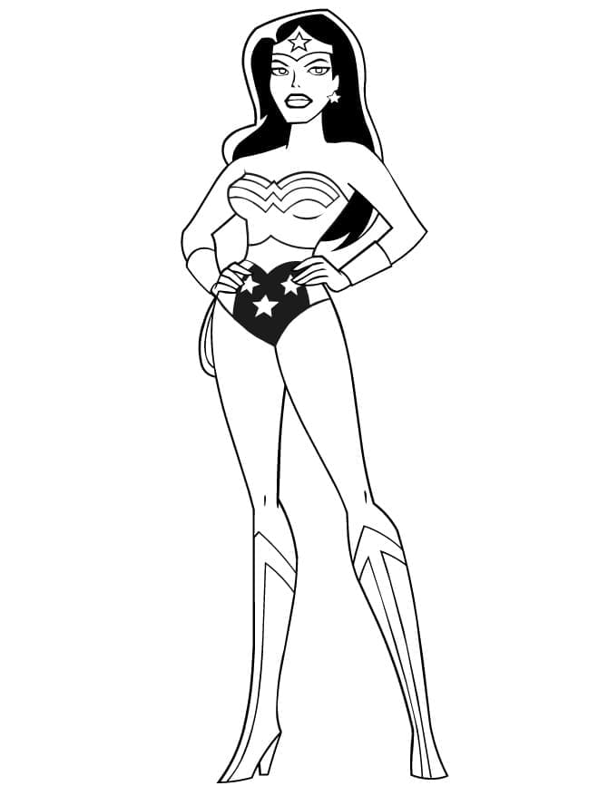 Ihmenainen (Wonder Woman) coloring pages