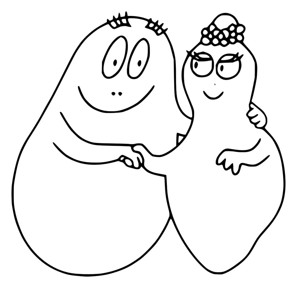 Barbapapa coloring pages