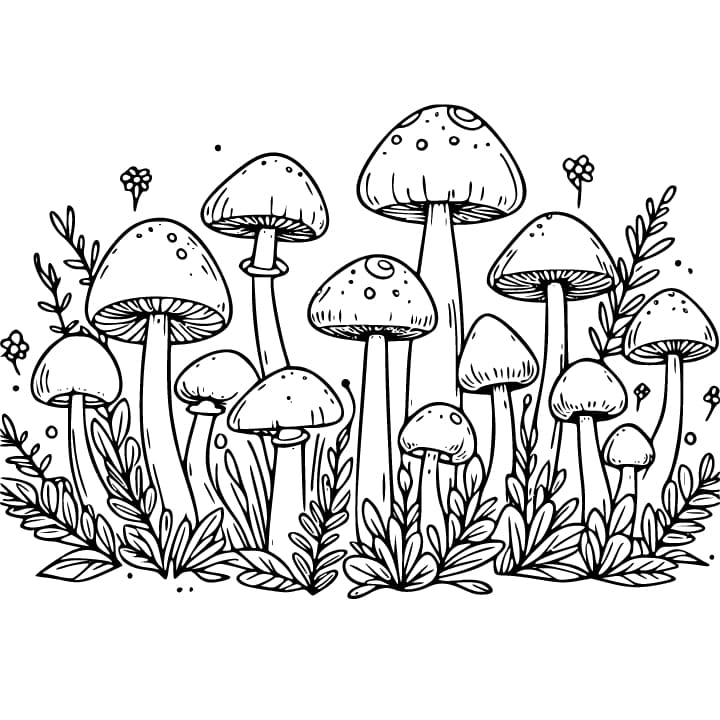 Sieni coloring pages