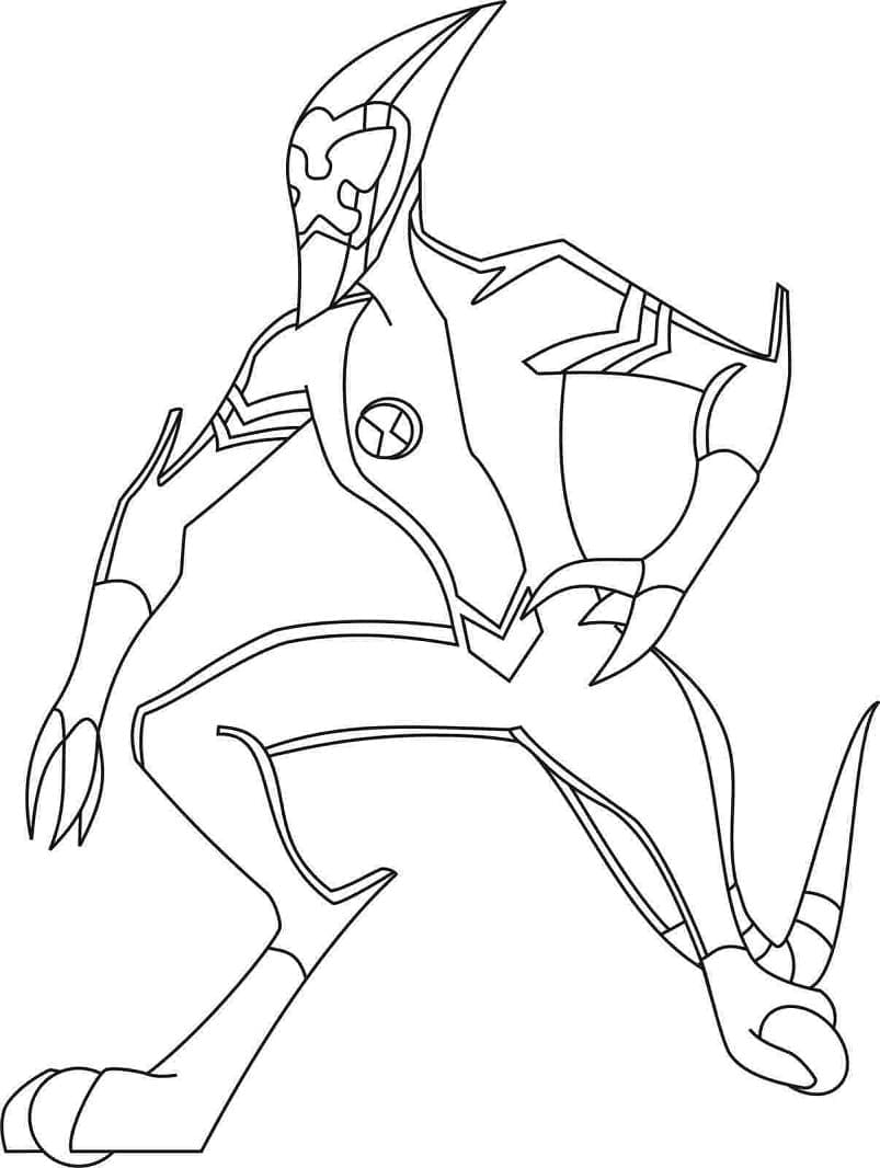 Ben 10 coloring pages