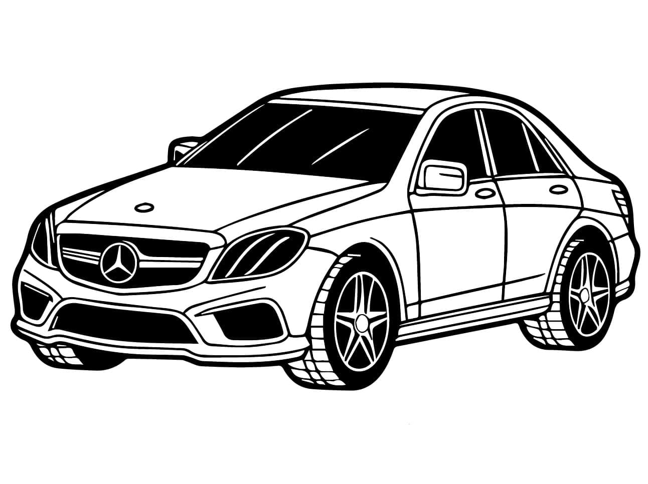 Mercedes coloring pages