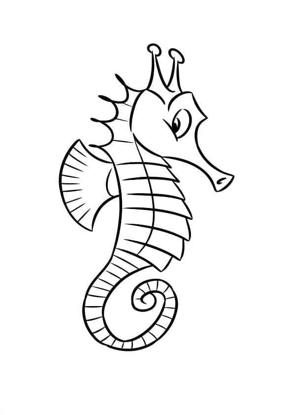 Merihevonen coloring pages