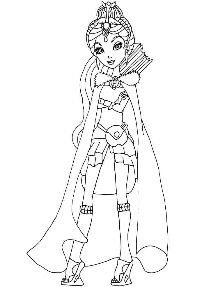 Raven Queen Ever After High Värityskuva