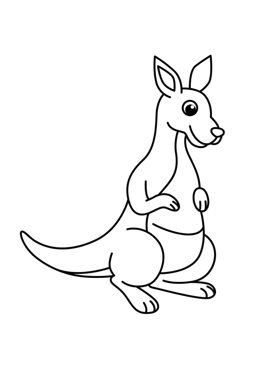 Kenguru coloring pages