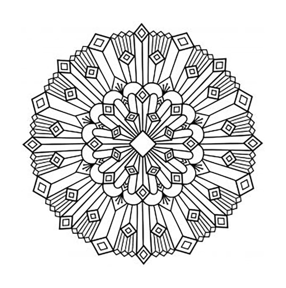 Mandala coloring pages