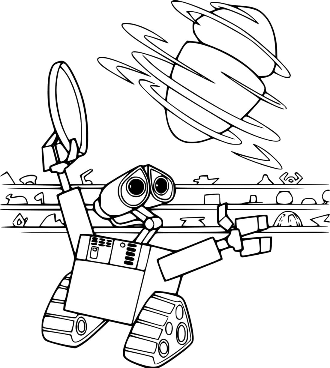 Wall-E coloring pages