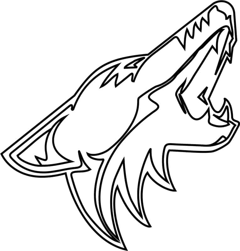 Arizona Coyotes logo Värityskuva