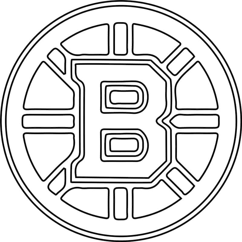 Boston Bruinsin logo Värityskuva