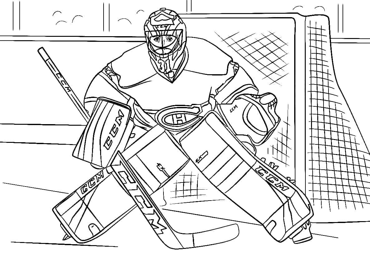 Carey Price ilmainen kuva Värityskuva