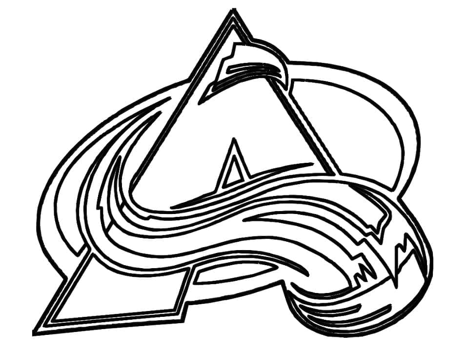 Colorado Avalanche Logo Värityskuva