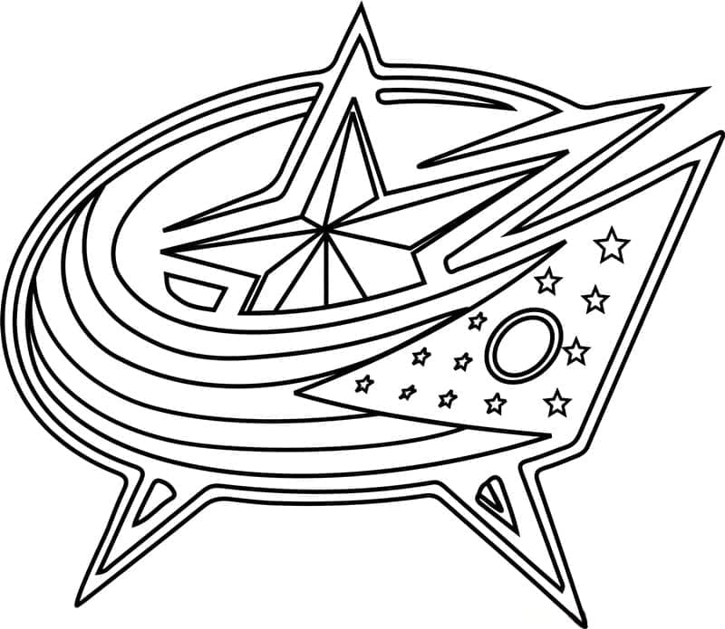 Columbus Blue Jackets Logo Värityskuva