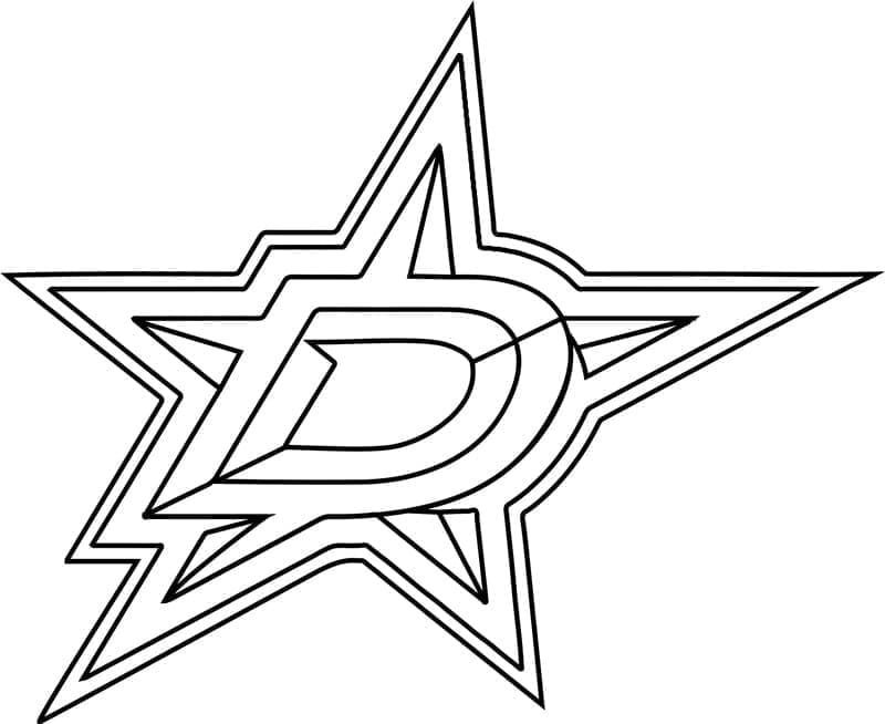 Dallas Starsin logo Värityskuva
