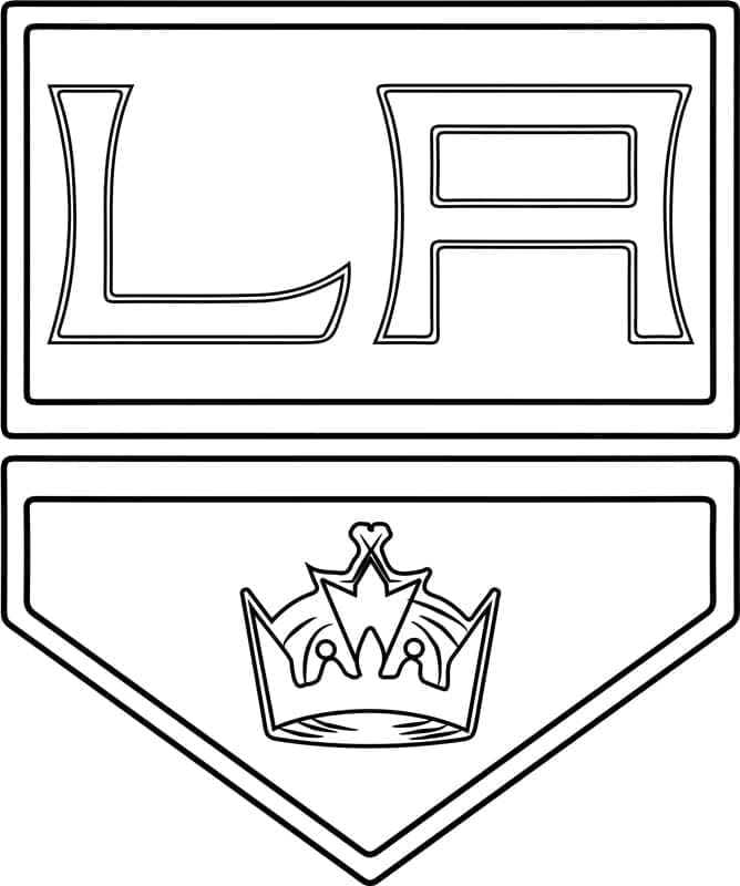 Los Angeles Kingsin logo Värityskuva