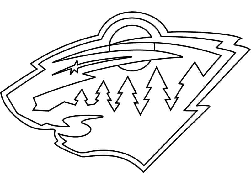 Minnesota Wild Logo Värityskuva