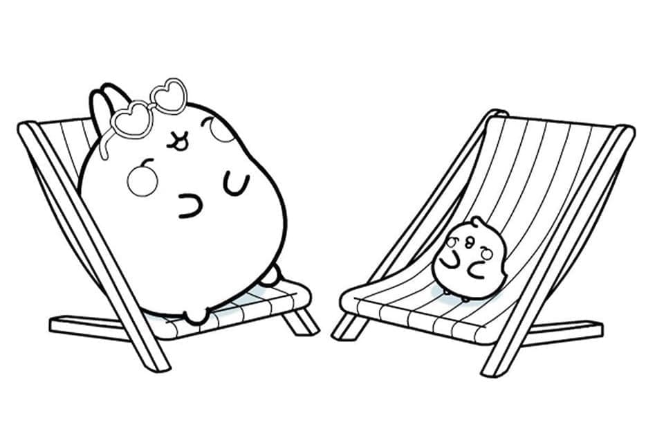 Molang coloring pages