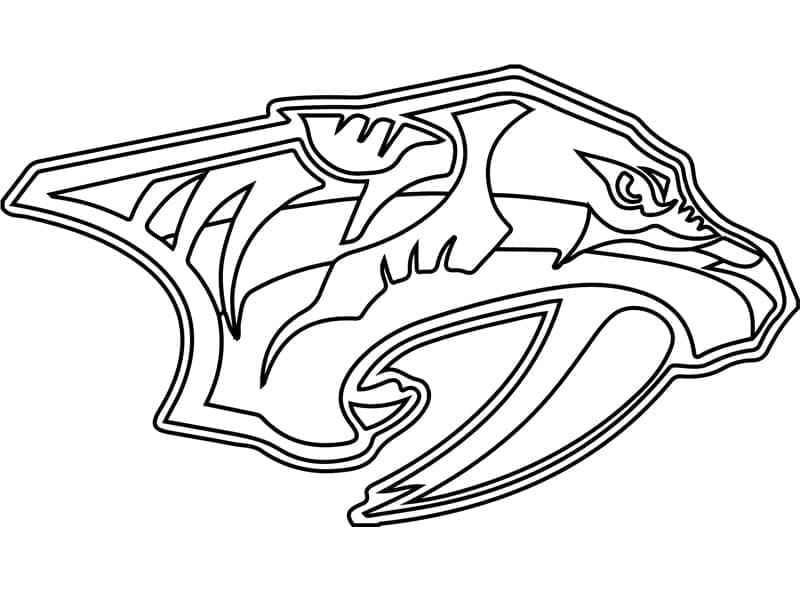 Nashville Predators Logo Värityskuva