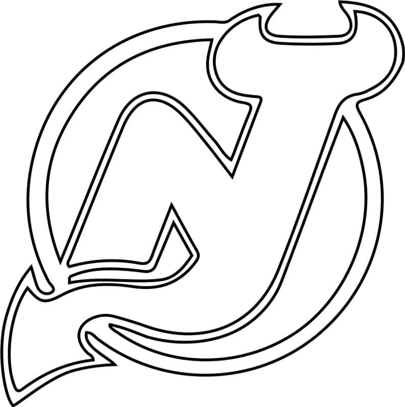 New Jersey Devilsin logo Värityskuva