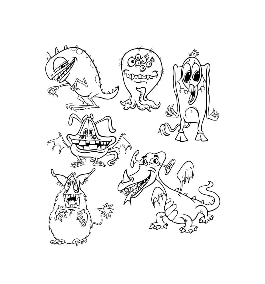 Hirviö coloring pages