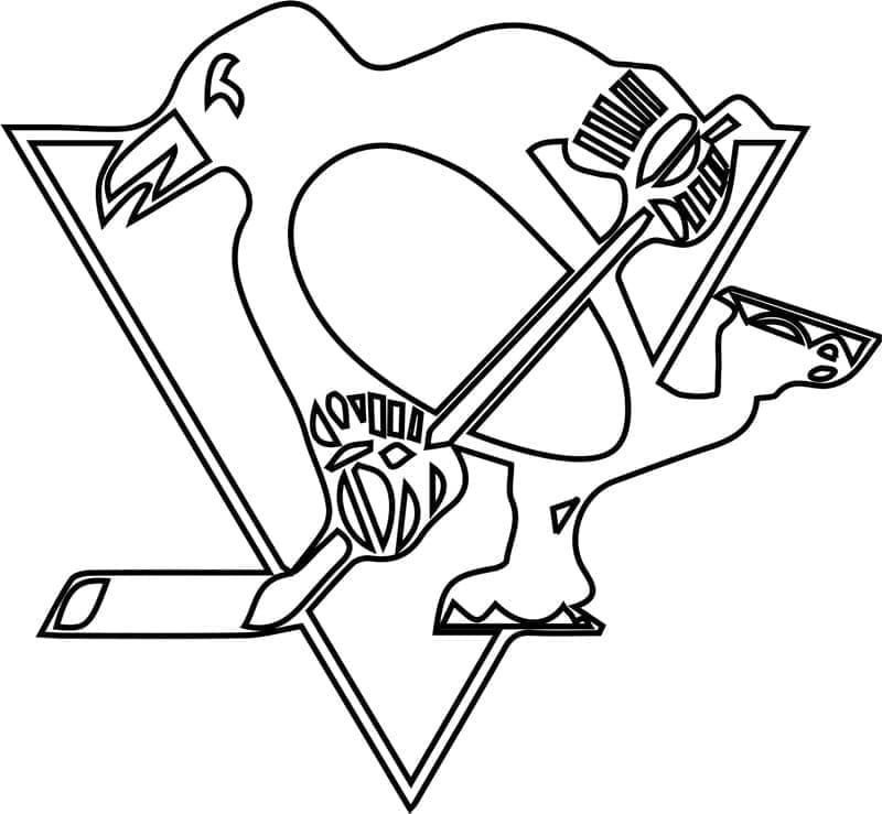 Pittsburgh Penguinsin logo Värityskuva