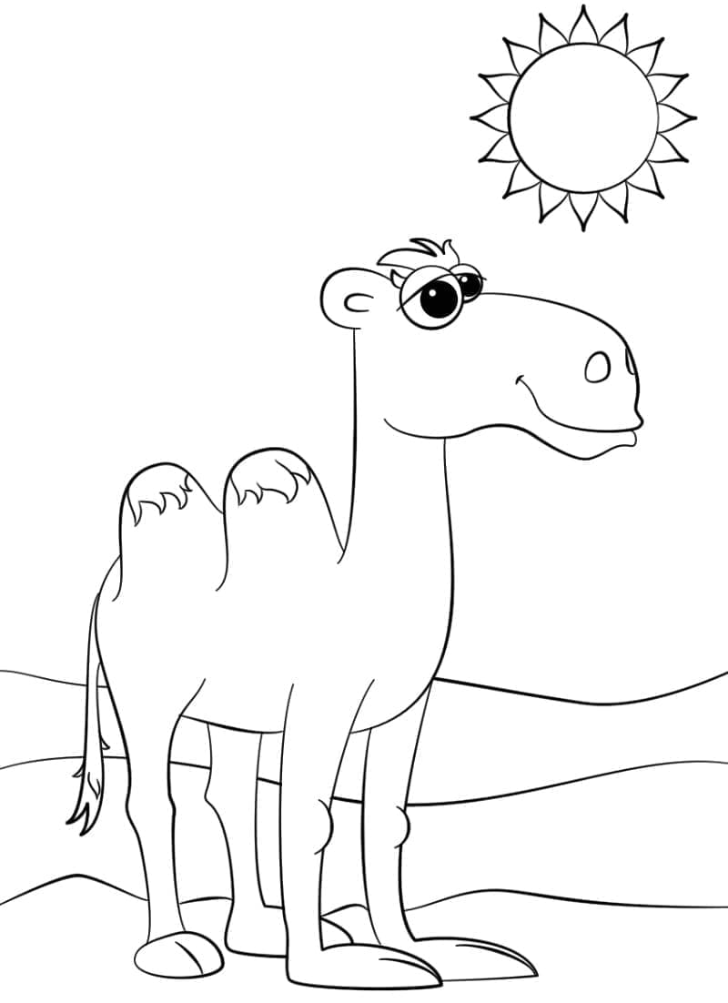 Kameli coloring pages