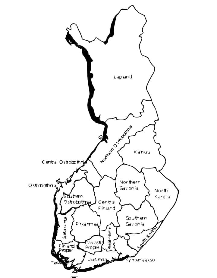 Suomi coloring pages