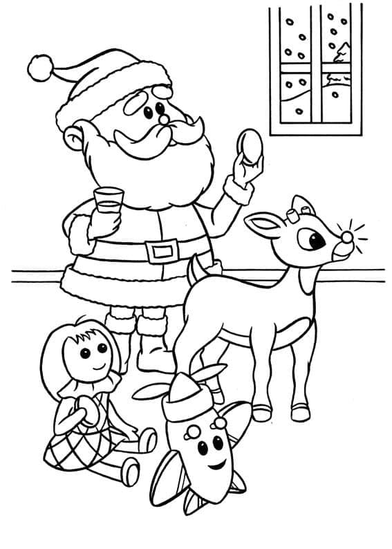 Petteri Punakuono coloring pages