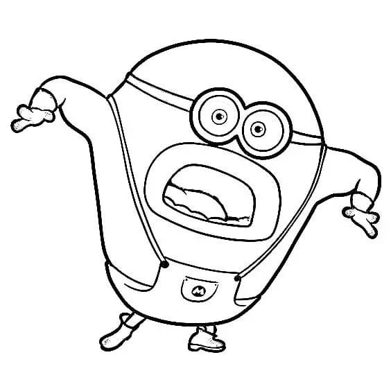 Itse ilkimys 4 Mega Minion Dave kuva Värityskuva