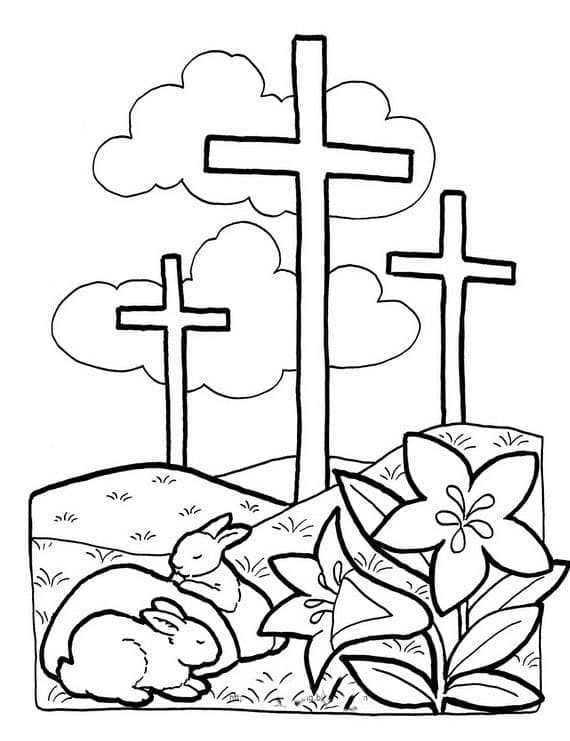 Pitkäperjantai coloring pages