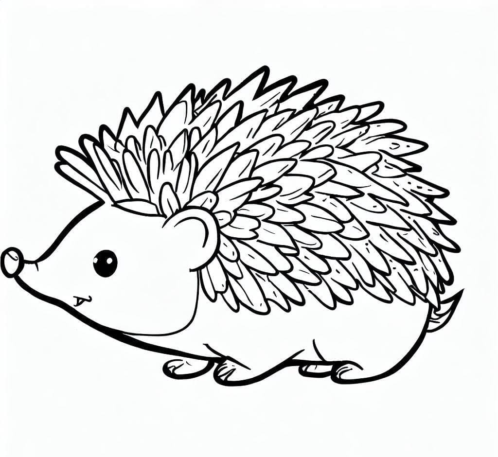 Siili coloring pages