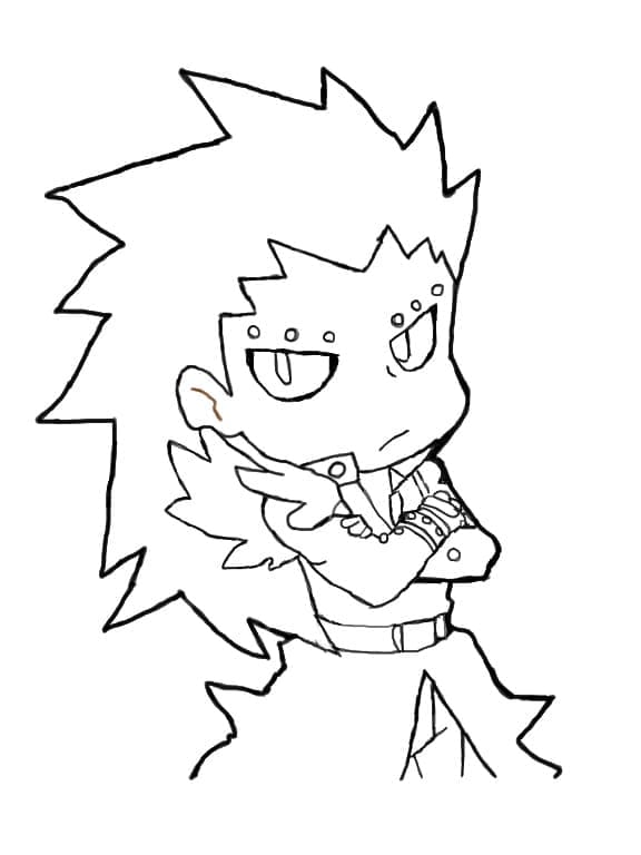 Chibi Gajeel Redfox Värityskuva