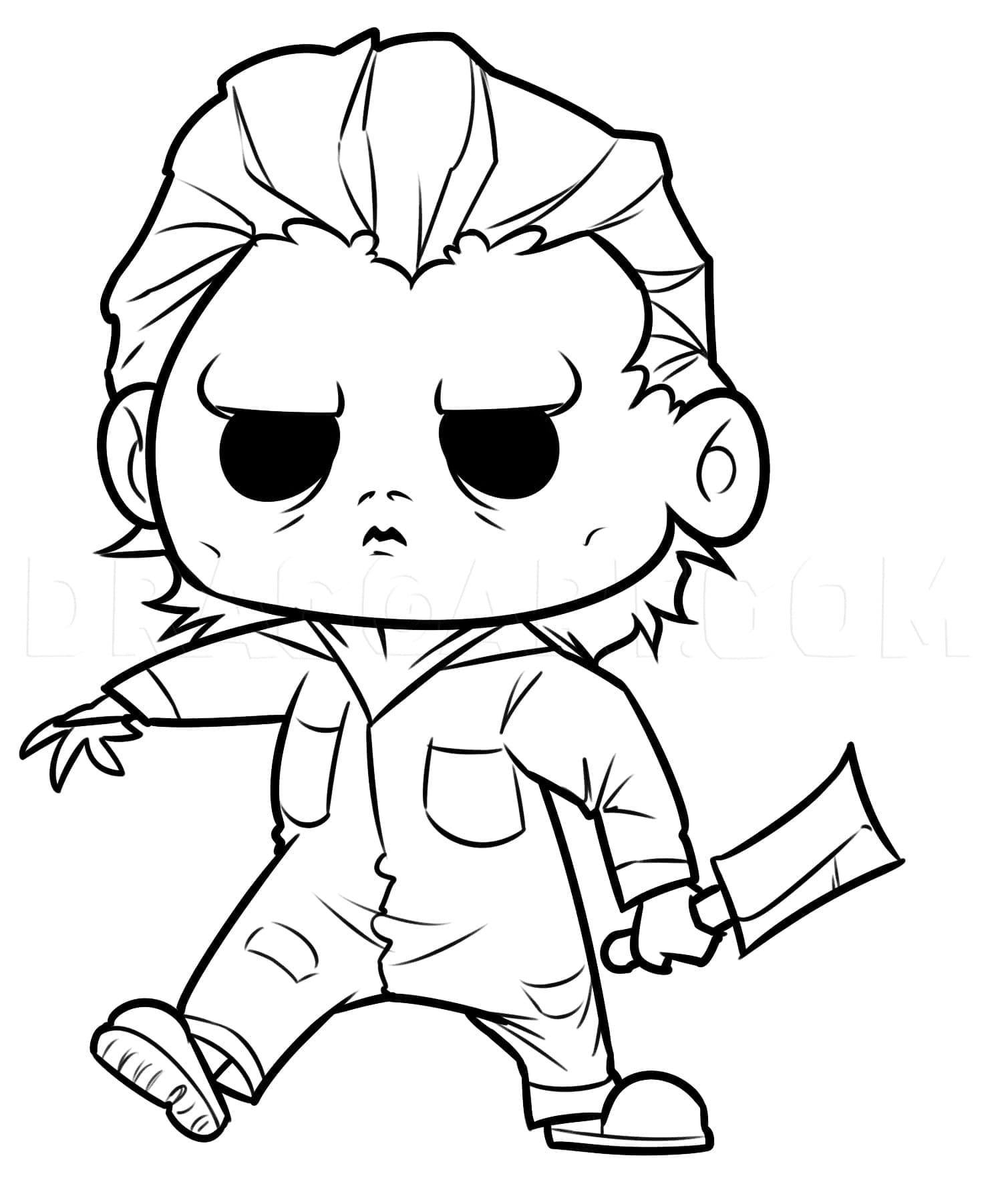 Chibi Michael Myers Värityskuva