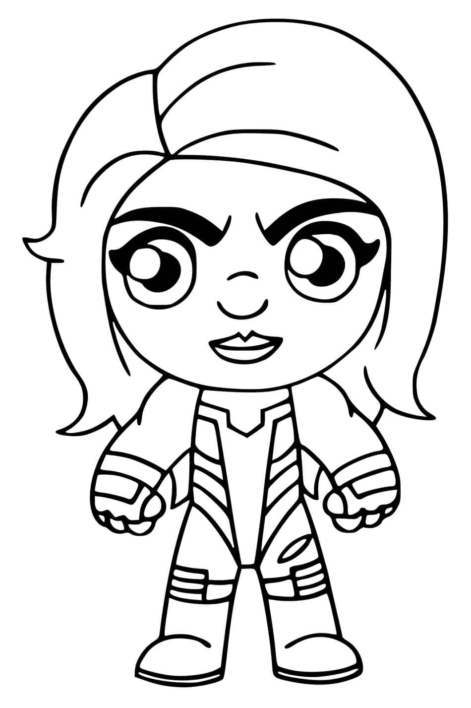 Chibi She Hulk Värityskuva