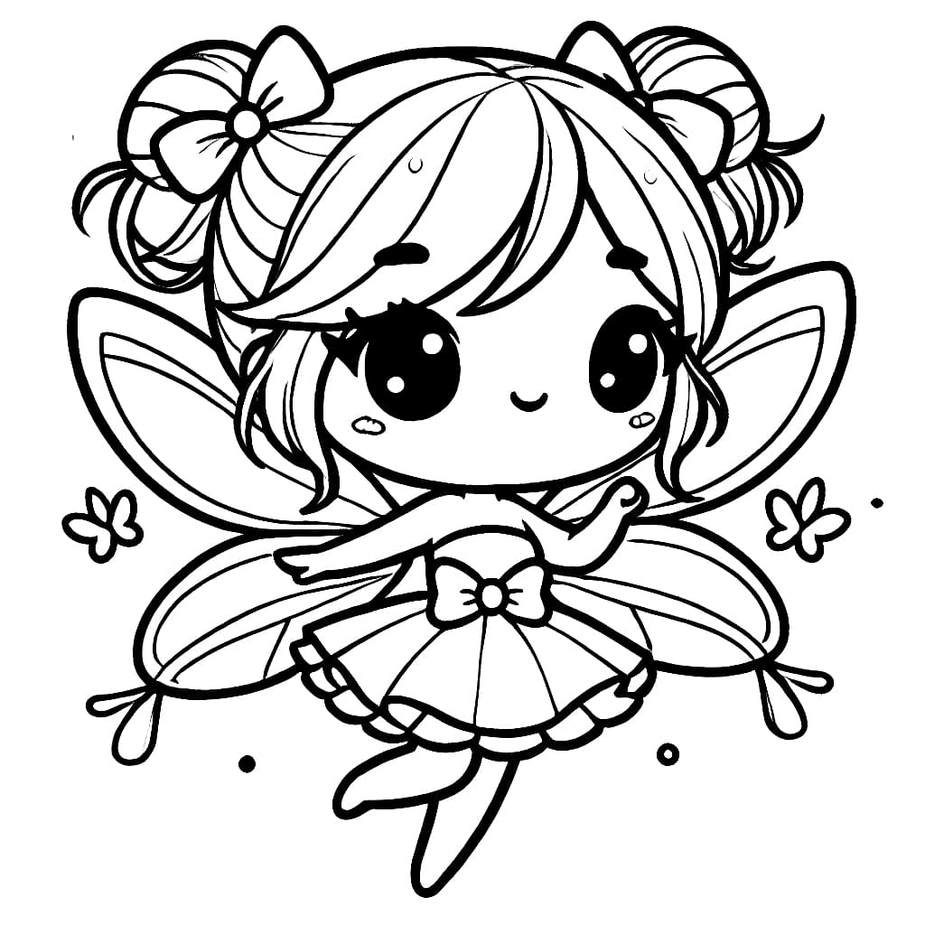 Chibi keiju Värityskuva