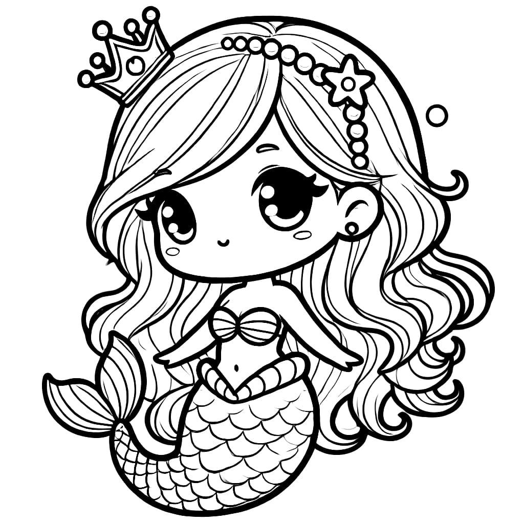Chibi lapsen kuva Värityskuva