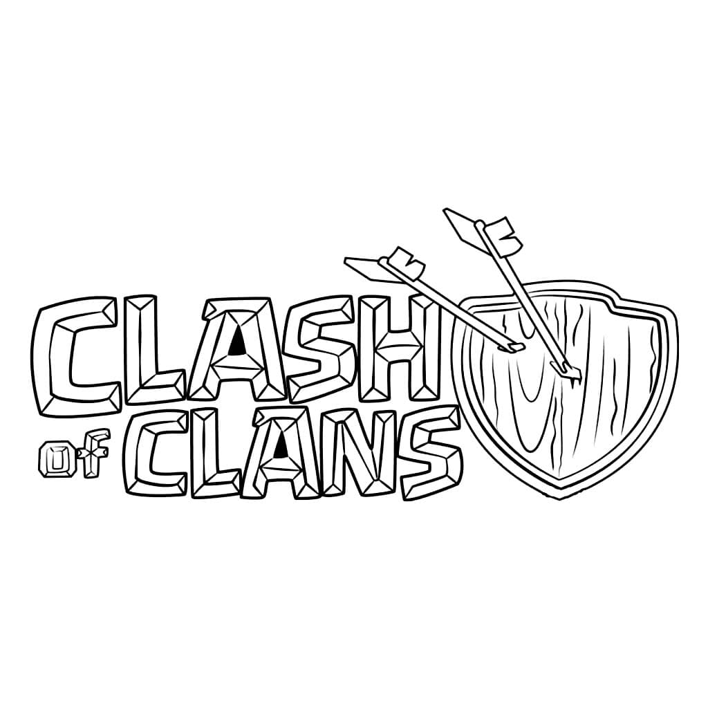 Clash of Clans coloring pages