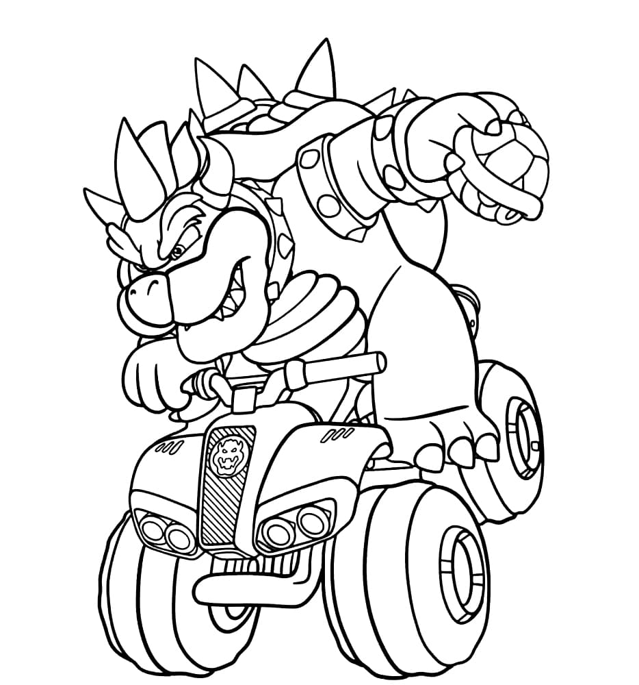 Bowser asema Värityskuva