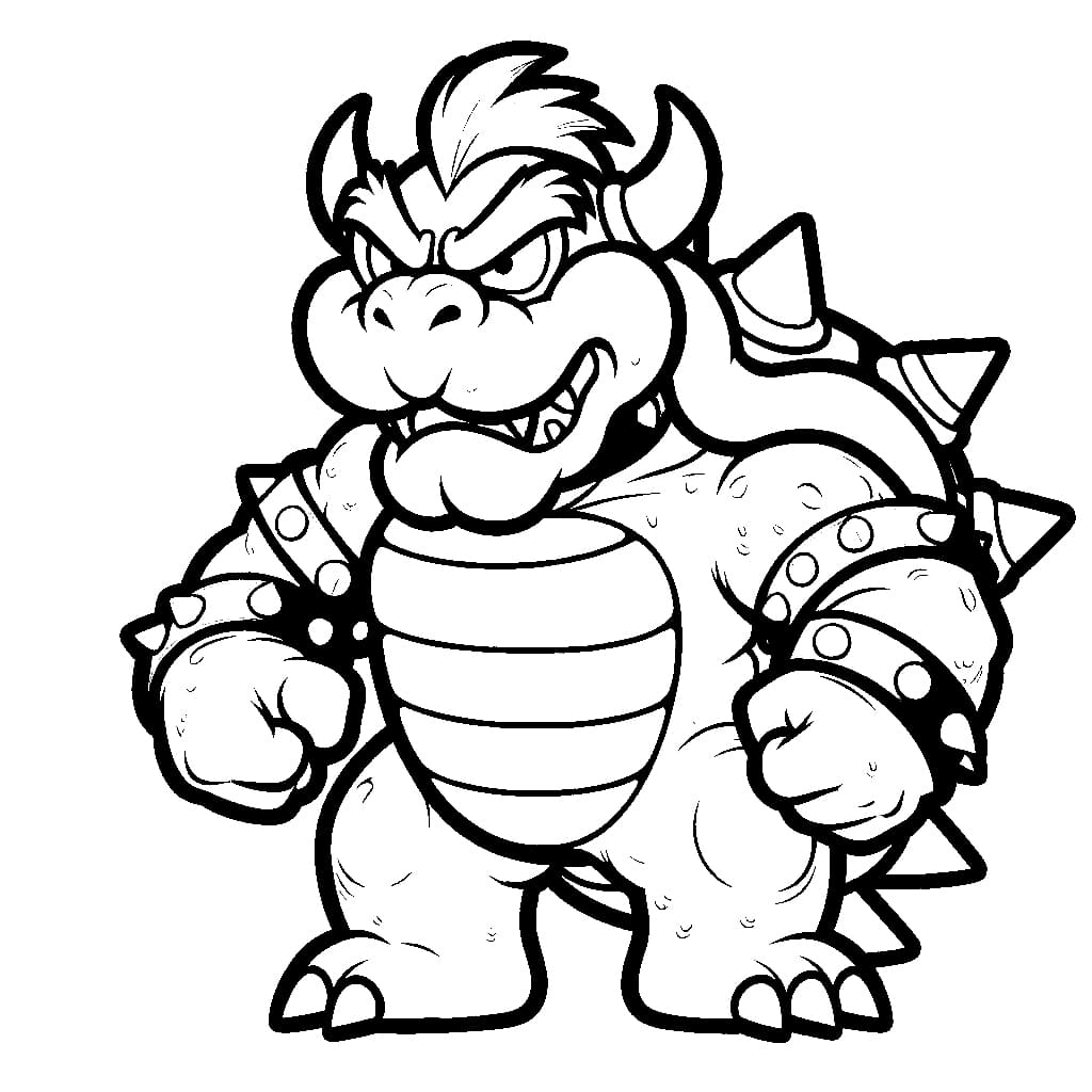 Bowser coloring pages