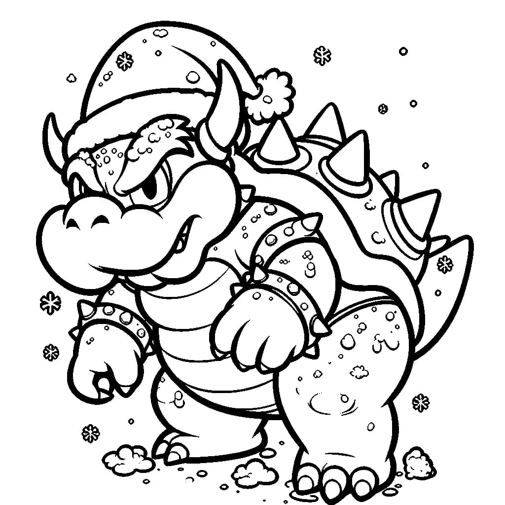 Bowser pipossa Värityskuva